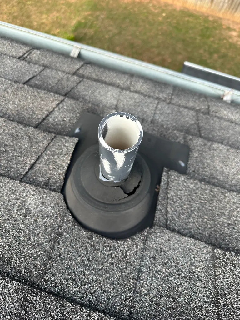 Hart Family Home Services - Roofing Pipe Before